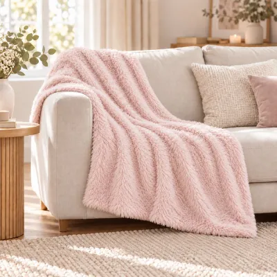 Deka 160x200 cm – SPRINGOS Lotus HA7052 staroružová
