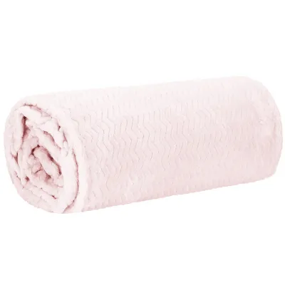 Deka 70x160 cm SPRINGOS Splendit HA7117 svetlo ružová