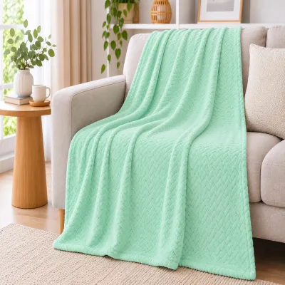 Deka 200x220 cm SPRINGOS Splendit HA7157 svetlo zelená