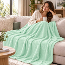 Deka 200x220 cm SPRINGOS Splendit HA7157 svetlo zelená