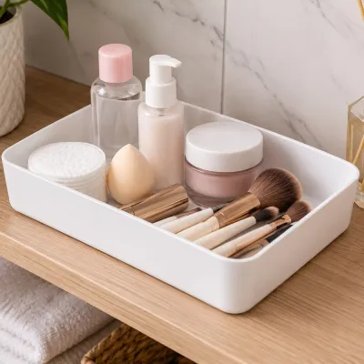 Organizér do šuplíka 26x18x4, 5 cm SPRINGOS HA3063 biely