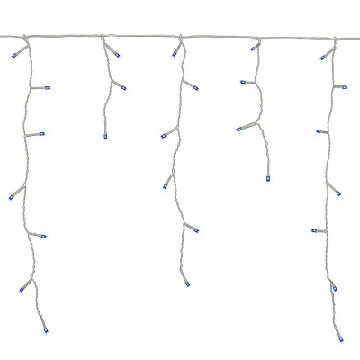 LED kvaple - 14,5m, 300LED, 8 funkcií, ovládač, IP44, modrá