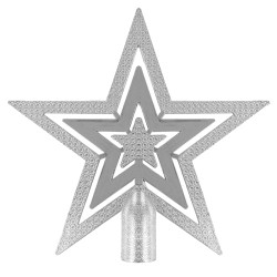 Maxi 101 dielna sada vianočných ozdôb strieborná