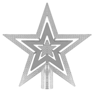 Maxi 101 dielna sada vianočných ozdôb strieborná