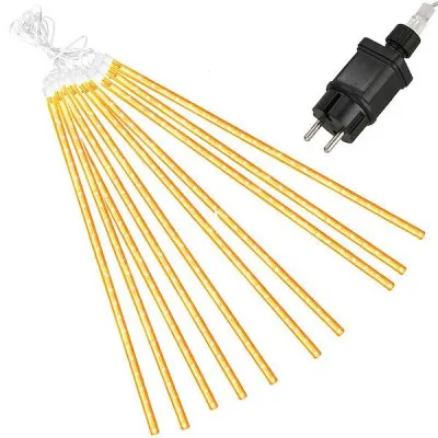 LED cencúle 10ks - 4m, 480LED, IP44, teplá biela