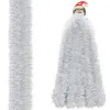 Vianočná reťaz Girlanda extra hustá 6m, šedá