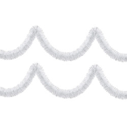 Vianočná reťaz Girlanda extra hustá 6m, šedá