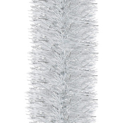 Vianočná reťaz Girlanda extra hustá 6m, šedá