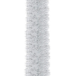 Vianočná reťaz Girlanda extra hustá 6m, šedá