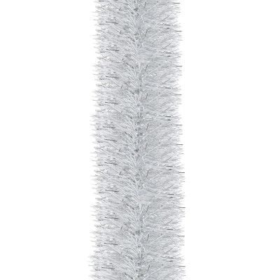 Vianočná reťaz Girlanda extra hustá 6m, šedá