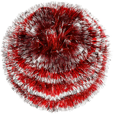 Vianočná reťaz Girlanda extra hustá 6m, červeno-biela