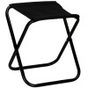 Turistická skladacia stolička SPRINGOS TRIP čierna