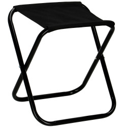 Turistická skladacia stolička SPRINGOS TRIP čierna
