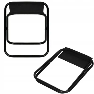 Turistická skladacia stolička SPRINGOS TRIP čierna