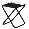 Turistická skladacia stolička SPRINGOS TRIP čierna