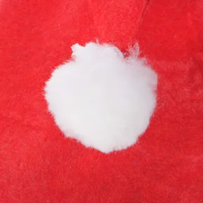 Vianočná čiapka s brmbolcom 27x36 cm Santa červená