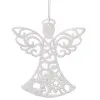 Vianočné ozdoby - Anjeli bieli, 10cm, súprava 3ks