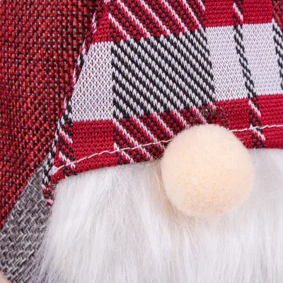 Vianočný obal na fľašu Gnom červený