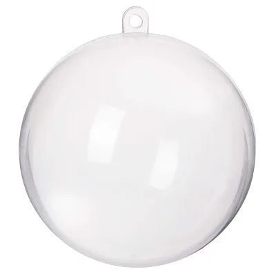 Vianočná banka priehľadná 6cm