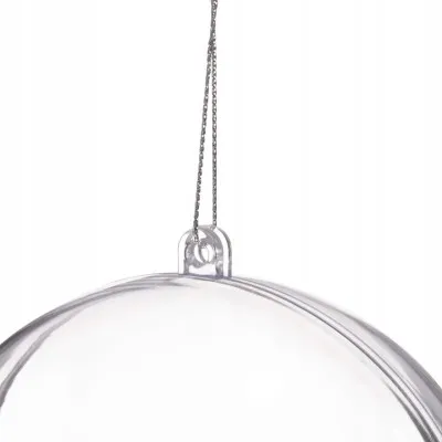 Vianočná banka priehľadná 10cm