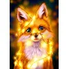 Diamantové maľovanie 40x30 cm, Líška Springos DIY