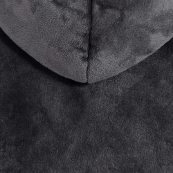 Mikinová deka Oversized tmavo šedá SPRINGOS