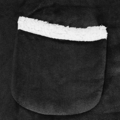 Mikinová deka Oversized tmavo šedá SPRINGOS