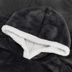 Mikinová deka Oversized tmavo šedá SPRINGOS