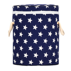 Úložný kôš 43l, modrý s hviezdami SPRINGOS HA0135