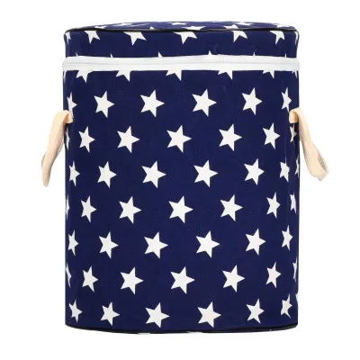 Úložný kôš 43l, modrý s hviezdami SPRINGOS HA0135