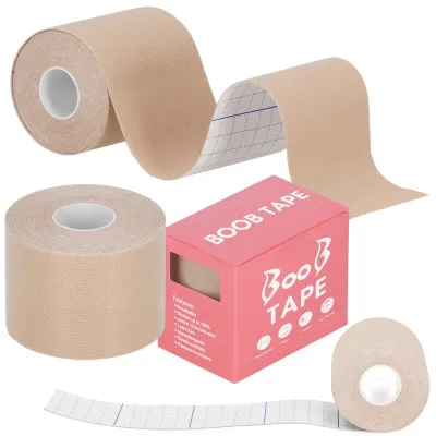 Push-up páska na prsia 5cm x 5m, béžová SPRINGOS BOOB