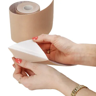 Push-up páska na prsia 10cm x 5m, béžová SPRINGOS BOOB