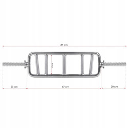 Vzpieračská tyč 87 cm / 25 mm TRICEPS SPRINGOS