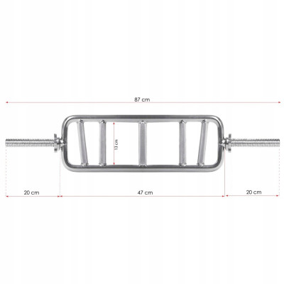 Vzpieračská tyč 87 cm / 25 mm TRICEPS SPRINGOS