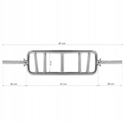 Vzpieračská tyč 87 cm / 25 mm TRICEPS SPRINGOS