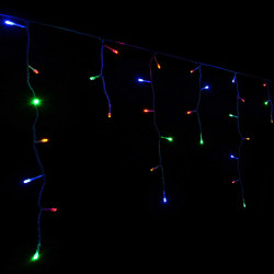 LED kvaple - 14,5m, 300LED, 8 funkcií, IP44, multicolor