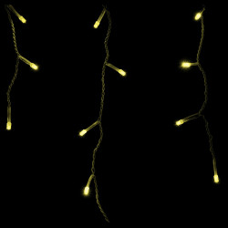 LED kvaple - 22,5m, 500LED, 8 funkcií, IP44, teplá biela