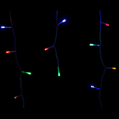 LED kvaple - 22,5m, 500LED, 8 funkcií, IP44, multicolor