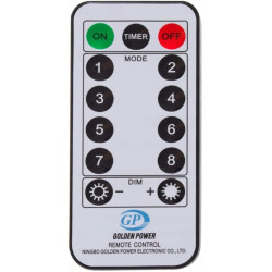 LED kvaple - 22,5m, 500LED, 8 funkcií, ovládač, IP44, multicolor