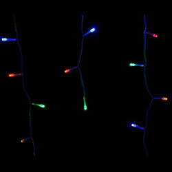 LED kvaple - 22,5m, 500LED, 8 funkcií, ovládač, IP44, multicolor