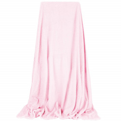 Deka 70x160 cm Springos Splendit svetlo ružová