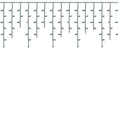 LED kvaple - 14,5m, 300LED, IP44, studená biela + záblesky