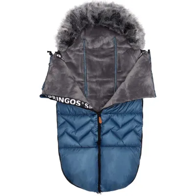 Zimný fusak s kožúškom 4v1 SPRINGOS ZERMATT modrý