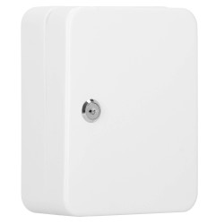 Skrinka na kľúče 20 háčikov, biela SPRINGOS TX5028