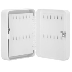 Skrinka na kľúče 48 háčikov, biela SPRINGOS TX5031