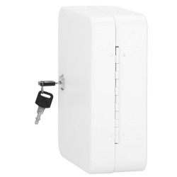 Skrinka na kľúče 48 háčikov, biela SPRINGOS TX5031