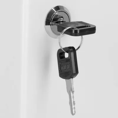 Skrinka na kľúče 48 háčikov, biela SPRINGOS TX5031