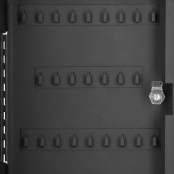 Skrinka na kľúče 100 háčikov, čierna SPRINGOS TX5033