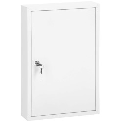 Skrinka na kľúče 64 háčikov, biela SPRINGOS TX5035