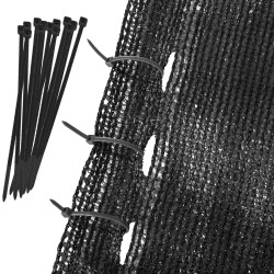 Tieniaca tkanina 150cm x 25m, 90% zatienenie, čierna SPRINGOS SN0022